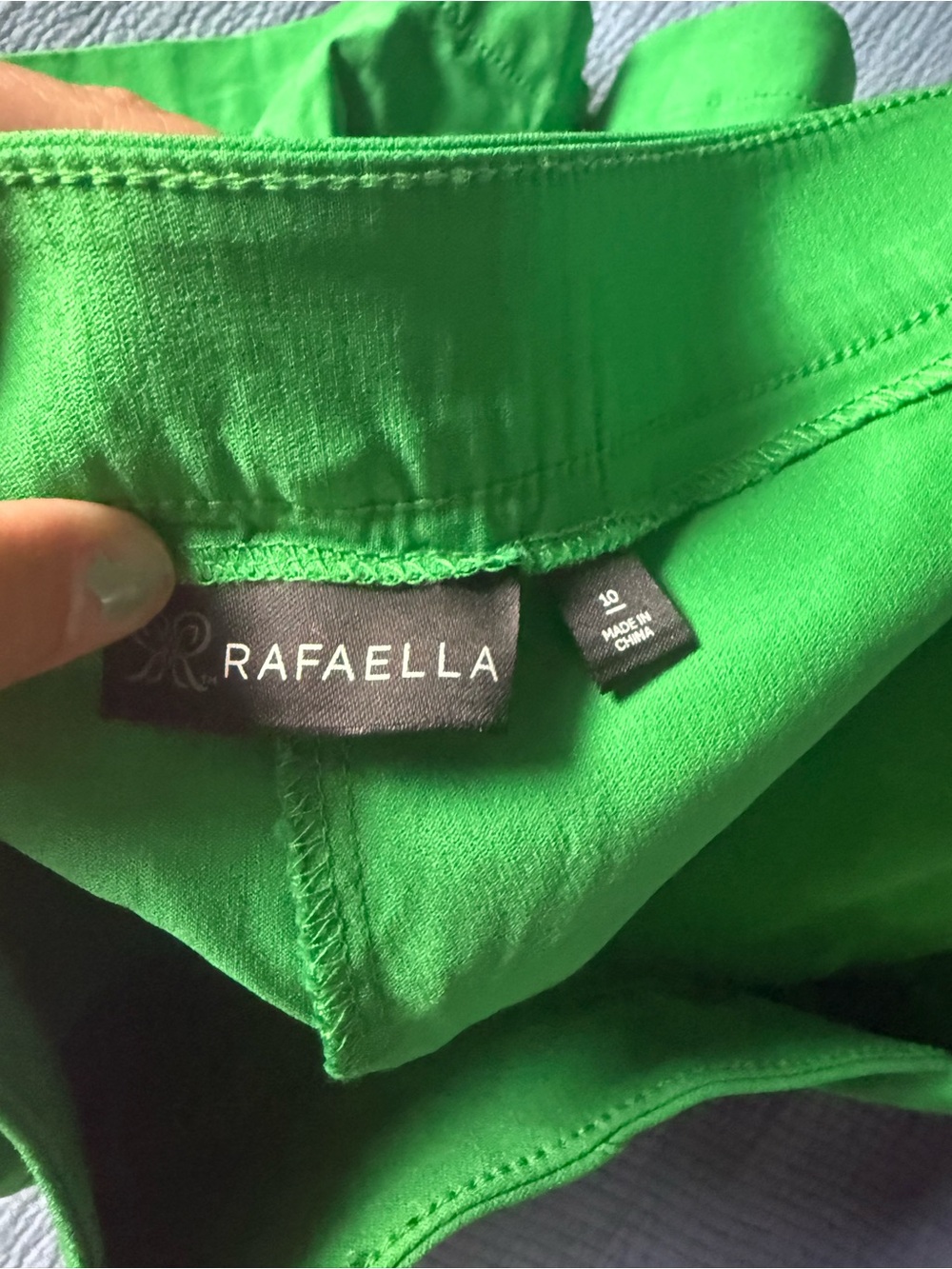 Rafaella Vibrant Green Women's Bermuda Shorts - Picture 4 of 5